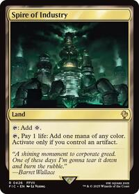 Spire of Industry (Surge Foil) (426) [Commander: FINAL FANTASY]