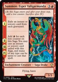 Summon: Esper Valigarmanda (Surge Foil) (60) [Commander: FINAL FANTASY]