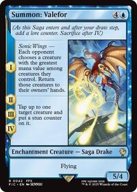Summon: Valefor (Surge Foil) (42) [Commander: FINAL FANTASY]