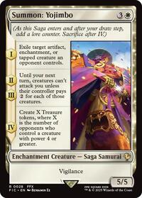 Summon: Yojimbo (Surge Foil) (28) [Commander: FINAL FANTASY]