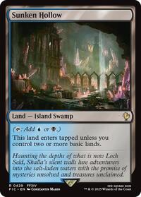 Sunken Hollow (Surge Foil) (429) [Commander: FINAL FANTASY]