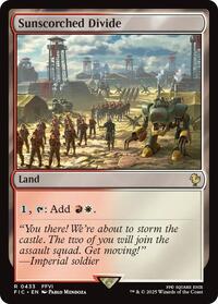 Sunscorched Divide (Surge Foil) (433) [Commander: FINAL FANTASY]