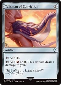 Talisman of Conviction (Surge Foil) (363) [Commander: FINAL FANTASY]
