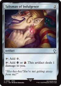 Talisman of Indulgence (Surge Foil) (366) [Commander: FINAL FANTASY]