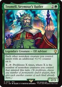 Tromell, Seymour's Butler (Surge Foil) (73) [Commander: FINAL FANTASY]