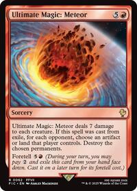 Ultimate Magic: Meteor (Surge Foil) (62) [Commander: FINAL FANTASY]