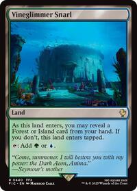 Vineglimmer Snarl (Surge Foil) (440) [Commander: FINAL FANTASY]