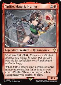 Yuffie, Materia Hunter (Surge Foil) (65) [Commander: FINAL FANTASY]