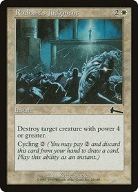 Radiant's Judgment (22) [Urza's Legacy]
