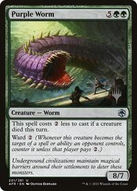 Purple Worm (201) [Promo Pack: Adventures in the Forgotten Realms]