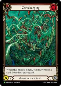 Gravekeeping (Red) - FAB342 (FAB342) [Flesh and Blood: Promo Cards]