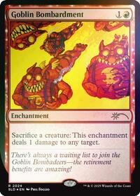 Goblin Bombardment (2024) (Rainbow Foil) (2024) [Secret Lair Drop Series]