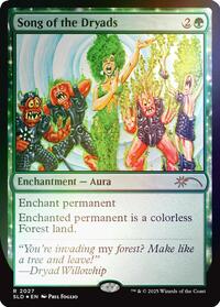 Song of the Dryads (2027) (Rainbow Foil) (2027) [Secret Lair Drop Series]