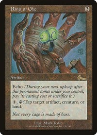 Ring of Gix (131) [Urza's Legacy]
