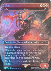 Ifrit - Fury (Rainbow Foil) (7007) [Secret Lair Drop Series]
