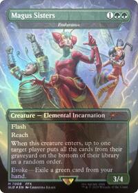 Magus Sisters - Endurance (Rainbow Foil) (7008) [Secret Lair Drop Series]