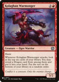 Kolaghan Warmonger (17) [The List Reprints]