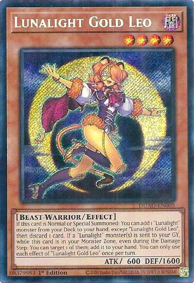 Lunalight Gold Leo (DUAD-EN005) [Duelist's Advance]