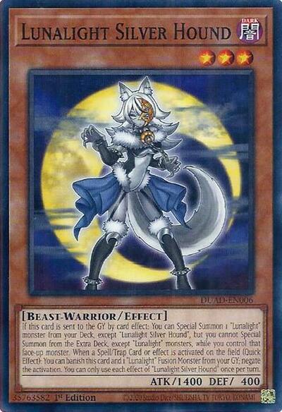 Lunalight Silver Hound (DUAD-EN006) [Duelist's Advance]