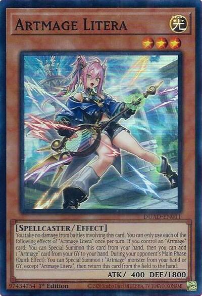 Artmage Litera (DUAD-EN011) [Duelist's Advance]