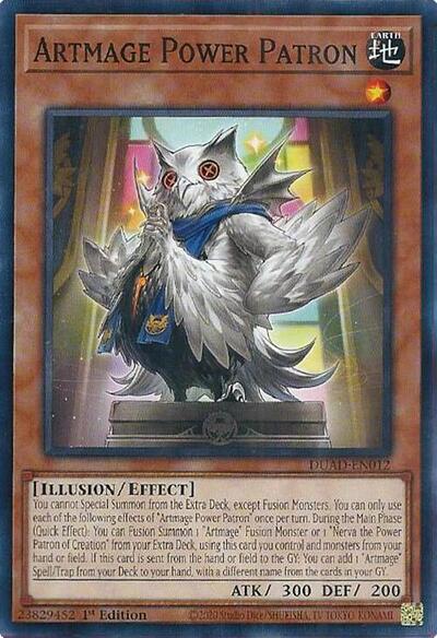 Artmage Power Patron (DUAD-EN012) [Duelist's Advance]