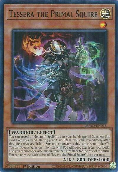 Tessera the Primal Squire (DUAD-EN018) [Duelist's Advance]