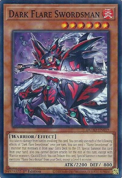 Dark Flare Swordsman (DUAD-EN019) [Duelist's Advance]