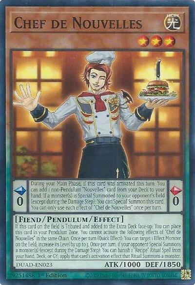 Chef de Nouvelles (DUAD-EN023) [Duelist's Advance]