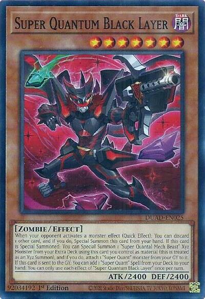 Super Quantum Black Layer (DUAD-EN025) [Duelist's Advance]