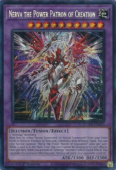 Nerva the Power Patron of Creation (DUAD-EN033) [Duelist's Advance]