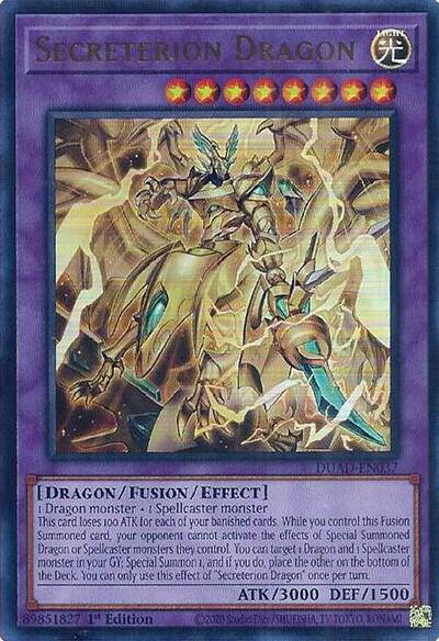 Secreterion Dragon (DUAD-EN037) [Duelist's Advance]