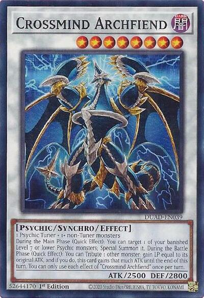 Crossmind Archfiend (DUAD-EN039) [Duelist's Advance]