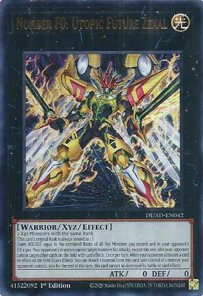 Number F0: Utopic Future Zexal (DUAD-EN042) [Duelist's Advance]