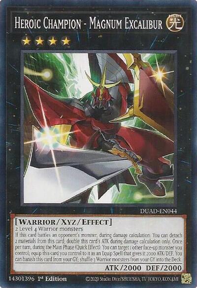 Heroic Champion - Magnum Excalibur (DUAD-EN044) [Duelist's Advance]