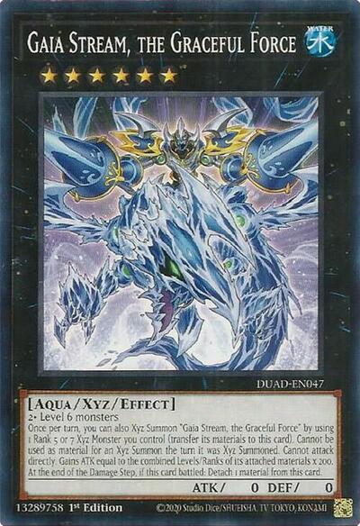 Gaia Stream, the Graceful Force (DUAD-EN047) [Duelist's Advance]