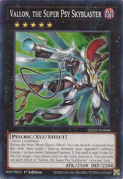 Vallon, the Super Psy Skyblaster (DUAD-EN048) [Duelist's Advance]