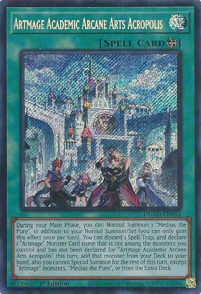 Artmage Academic Arcane Arts Acropolis (DUAD-EN054) [Duelist's Advance]