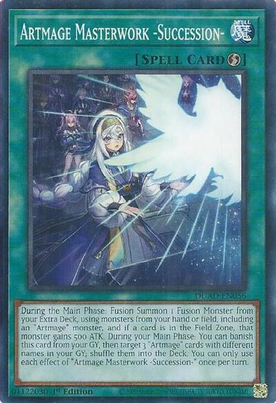 Artmage Masterwork -Succession- (DUAD-EN056) [Duelist's Advance]