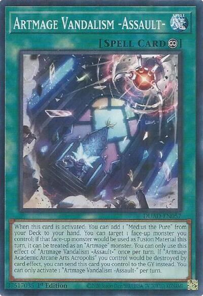 Artmage Vandalism -Assault- (DUAD-EN057) [Duelist's Advance]