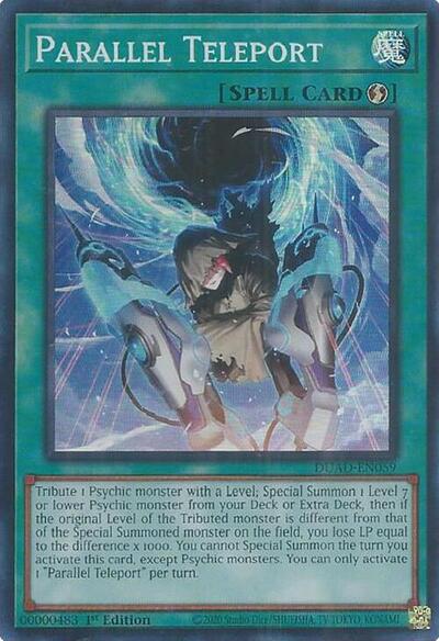 Parallel Teleport (DUAD-EN059) [Duelist's Advance]