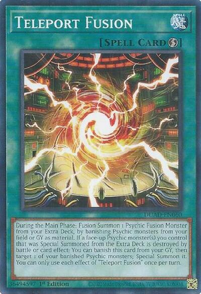 Teleport Fusion (DUAD-EN060) [Duelist's Advance]