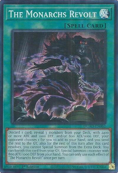The Monarchs Revolt (DUAD-EN062) [Duelist's Advance]