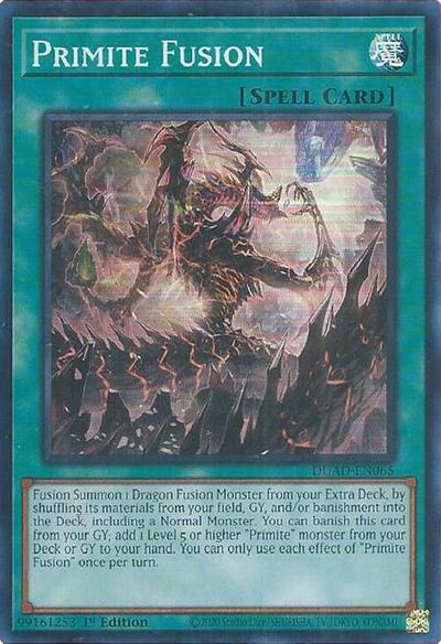 Primite Fusion (DUAD-EN065) [Duelist's Advance]