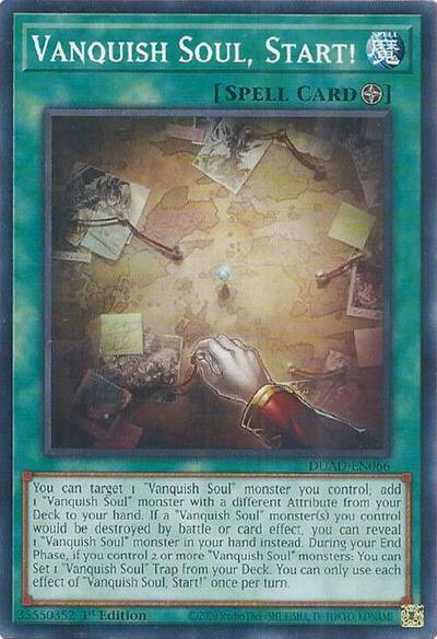 Vanquish Soul, Start! (DUAD-EN066) [Duelist's Advance]