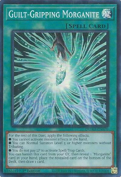 Guilt-Gripping Morganite (DUAD-EN070) [Duelist's Advance]