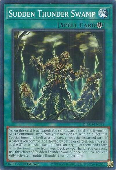 Sudden Thunder Swamp (DUAD-EN072) [Duelist's Advance]