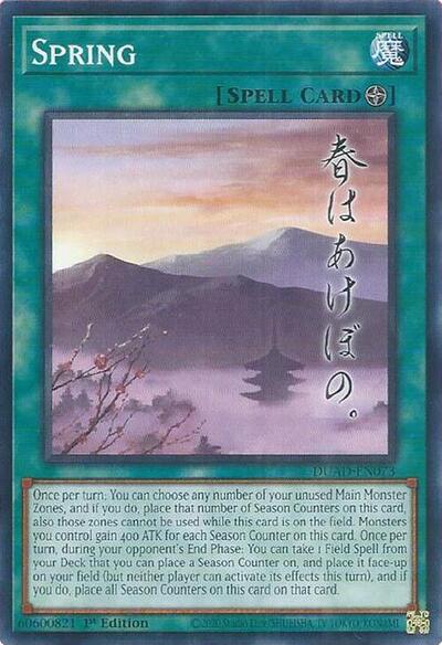Spring (DUAD-EN073) [Duelist's Advance]