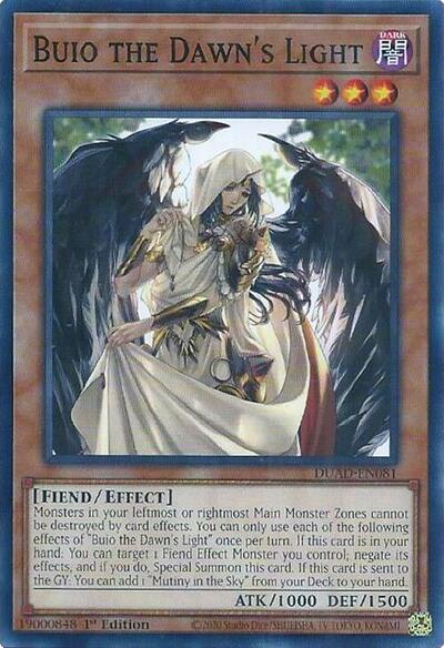 Buio the Dawn's Light (DUAD-EN081) [Duelist's Advance]