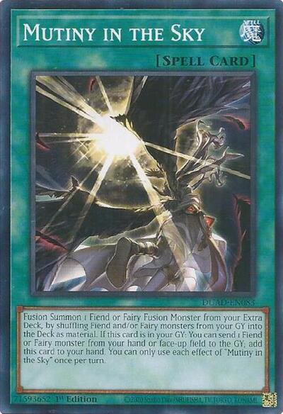 Mutiny in the Sky (DUAD-EN083) [Duelist's Advance]