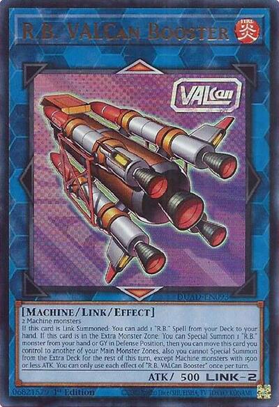 R.B. VALCan Booster (DUAD-EN093) [Duelist's Advance]
